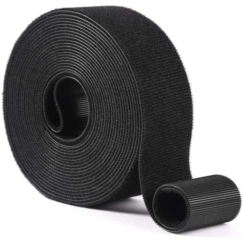 QTBLY 1.5in x 16ft | Hook and Loop Straps Heavy Duty | Double Sided Self-Gripping Strips | Reusable Multi-Purpose Wrap Roll for Home, Office, Data Center, and More - Image 1